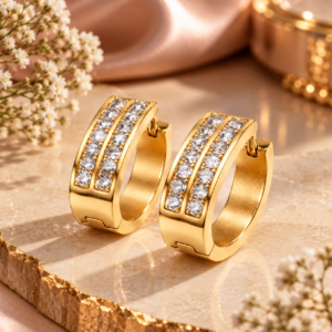Crystal Hoop Earrings